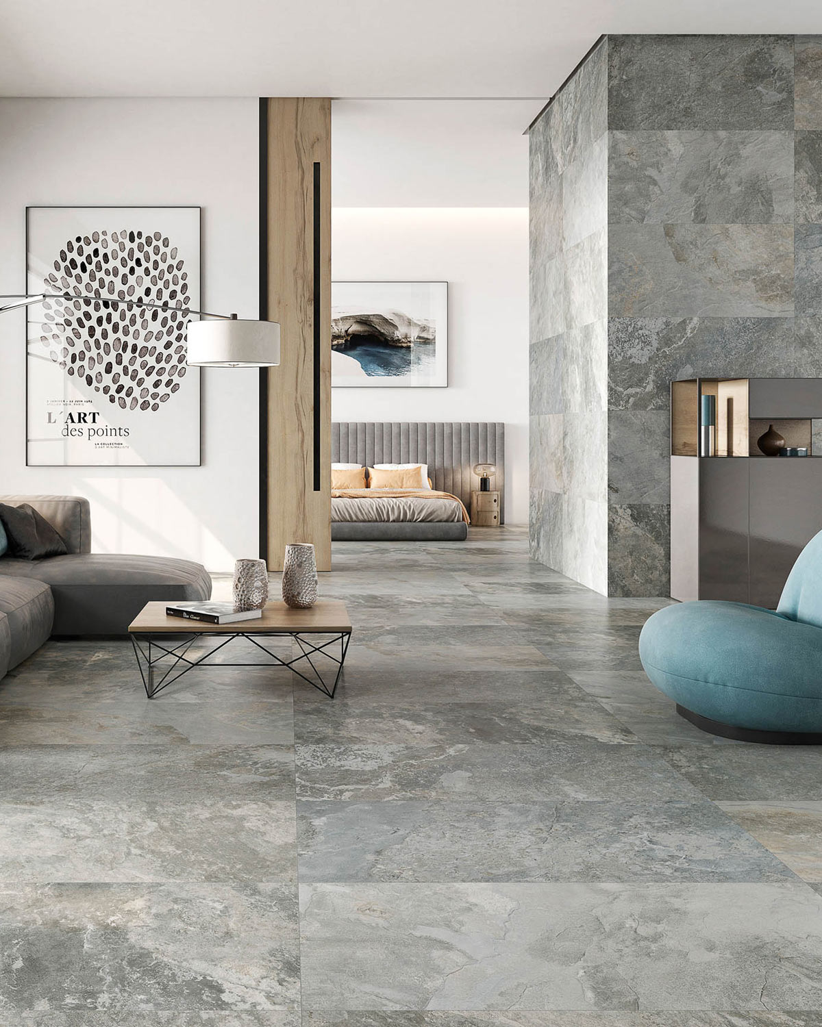 Ardesia griss matte
